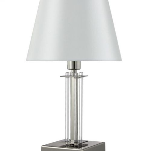 Настольная лампа NICOLAS LG1 NICKEL/WHITE
